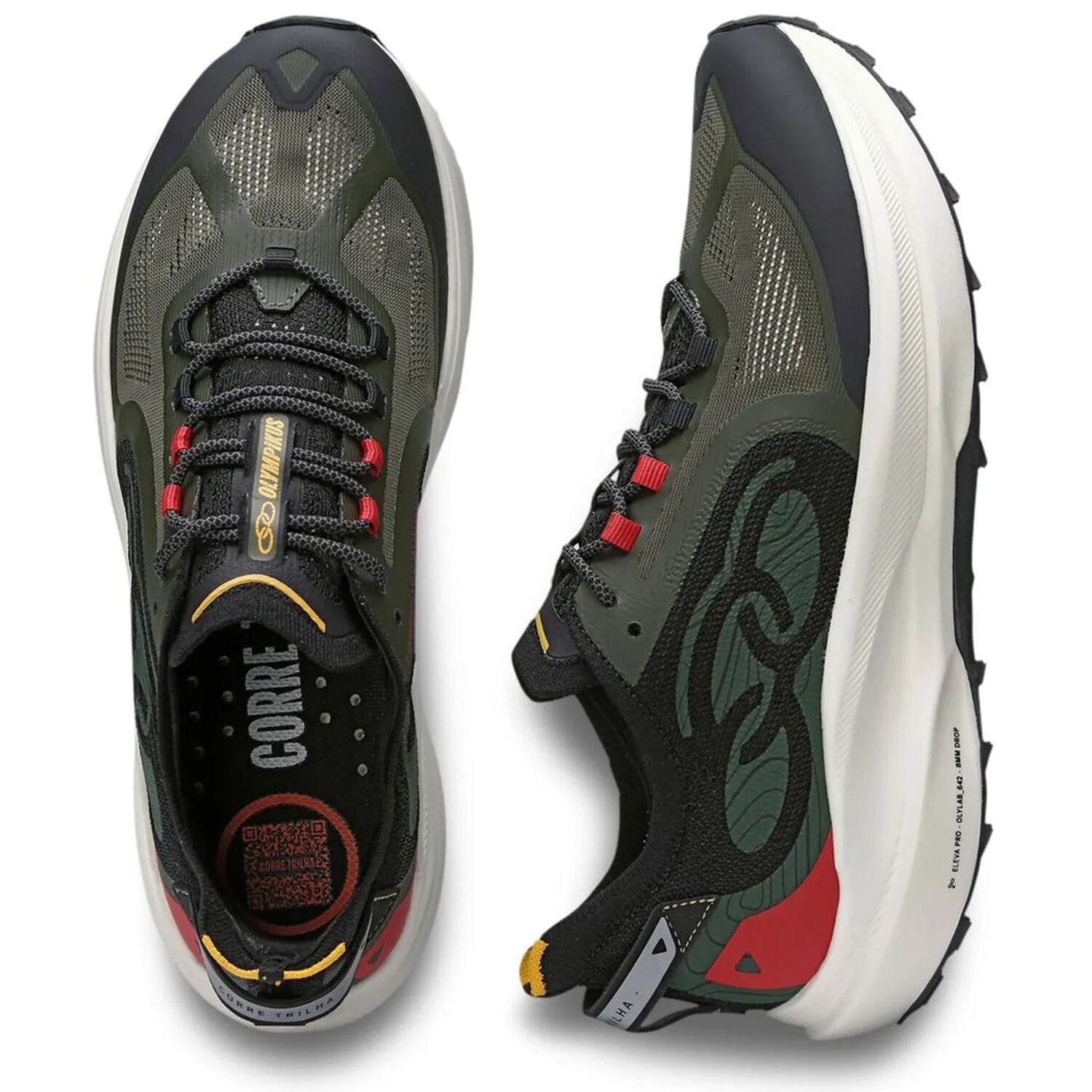 Zapatilla Trail Running Mujer Corre Trilha Verde Militar image number 3.0